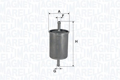 Magneti Marelli Kraftstofffilter [Hersteller-Nr. 152071760683] für BMW von MAGNETI MARELLI