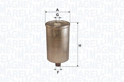 Magneti Marelli Kraftstofffilter [Hersteller-Nr. 153071760730] für Ford, Mazda, Volvo von MAGNETI MARELLI