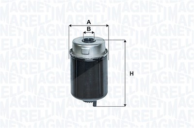 Magneti Marelli Kraftstofffilter [Hersteller-Nr. 153071762417] für Ford, Lti von MAGNETI MARELLI
