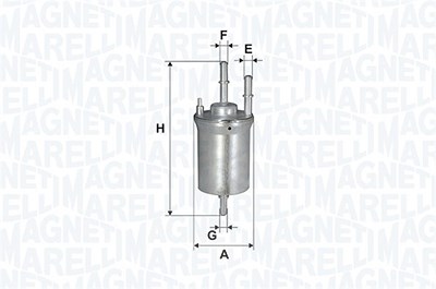 Magneti Marelli Kraftstofffilter [Hersteller-Nr. 153071762429] für Audi, Seat, Skoda, VW von MAGNETI MARELLI