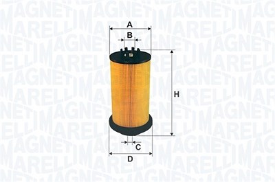 Magneti Marelli Kraftstofffilter [Hersteller-Nr. 153071762484] für Fiat, Mercedes-Benz, Nissan, Opel, Renault von MAGNETI MARELLI