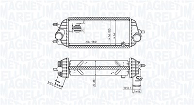 Magneti Marelli Ladeluftkühler [Hersteller-Nr. 351319205730] für Kia von MAGNETI MARELLI