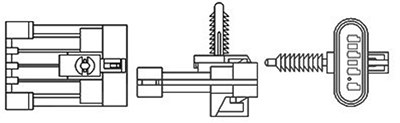 Magneti Marelli Lambdasonde [Hersteller-Nr. 466016355074] für Chevrolet, Gm Korea, Opel von MAGNETI MARELLI