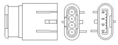 Magneti Marelli Lambdasonde [Hersteller-Nr. 466016355160] für Alfa Romeo, Fiat, Lancia von MAGNETI MARELLI