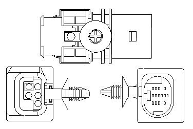 Magneti Marelli Lambdasonde [Hersteller-Nr. 466016355177] für Ford, Hyundai, Kia, Land Rover, Mercedes-Benz, Saab von MAGNETI MARELLI