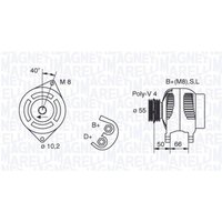 Lichtmaschine, Generator MAGNETI MARELLI 063321607010 Lichtmaschine, Generator MAGNETI MARELLI 063321607010 von Magneti Marelli