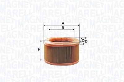 Magneti Marelli Luftfilter [Hersteller-Nr. 152071758412] für Citroën, Peugeot von MAGNETI MARELLI