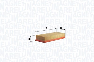 Magneti Marelli Luftfilter [Hersteller-Nr. 152071758449] für Alpina, Chevrolet, Daimler, Lti, Opel von MAGNETI MARELLI