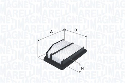 Magneti Marelli Luftfilter [Hersteller-Nr. 153071760742] für Hyundai, Kia von MAGNETI MARELLI