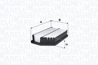 Magneti Marelli Luftfilter [Hersteller-Nr. 153071762511] für Chevrolet von MAGNETI MARELLI