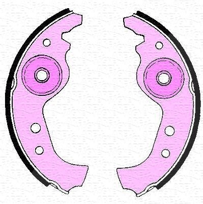 Magneti Marelli Bremsbacke [Hersteller-Nr. 360219196290] für Abarth, Autobianchi, Fiat, Fso, Innocenti, Lancia, Seat, Zastava von MAGNETI MARELLI