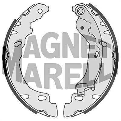 Magneti Marelli Bremsbacke [Hersteller-Nr. 360219196310] für Fiat, Ford von MAGNETI MARELLI
