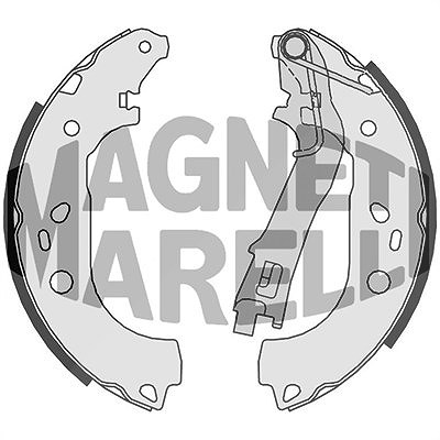 Magneti Marelli Bremsbacke [Hersteller-Nr. 360219198321] für Citroën, Fiat, Peugeot von MAGNETI MARELLI