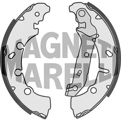 Magneti Marelli Bremsbacke [Hersteller-Nr. 360219198326] für Ford, Mazda von MAGNETI MARELLI