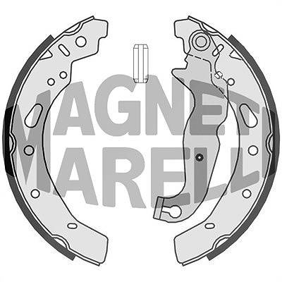 Magneti Marelli Bremsbacke [Hersteller-Nr. 360219198348] für Mazda von MAGNETI MARELLI