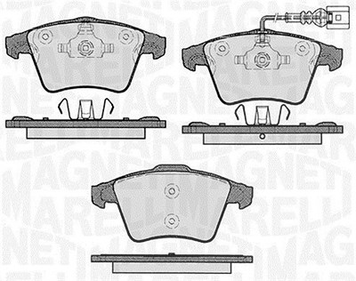Magneti Marelli Bremsbelagsatz, Scheibenbremse [Hersteller-Nr. 363916060413] für VW von MAGNETI MARELLI