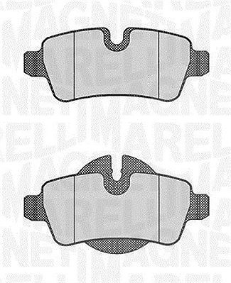 Magneti Marelli Bremsbelagsatz, Scheibenbremse [Hersteller-Nr. 363916060626] für Mini von MAGNETI MARELLI