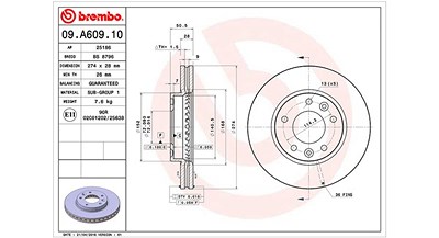Magneti Marelli Bremsscheibe [Hersteller-Nr. 360406078100] für Kia von MAGNETI MARELLI
