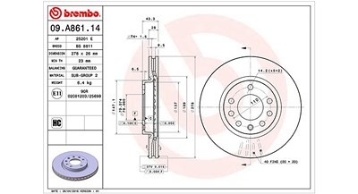 Magneti Marelli Bremsscheibe [Hersteller-Nr. 360406103200] für Opel, Vauxhall von MAGNETI MARELLI