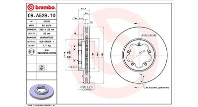 Magneti Marelli Bremsscheibe [Hersteller-Nr. 360406105300] für Ford von MAGNETI MARELLI