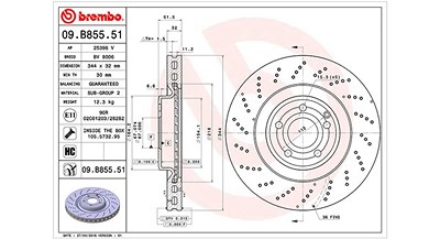 Magneti Marelli Bremsscheibe [Hersteller-Nr. 360406116301] für Mercedes-Benz von MAGNETI MARELLI