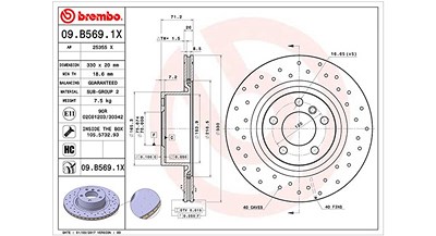 Magneti Marelli Bremsscheibe [Hersteller-Nr. 360406130002] für BMW von MAGNETI MARELLI