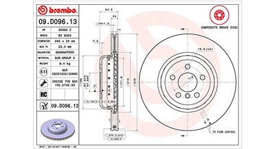 Magneti Marelli Bremsscheibe [Hersteller-Nr. 360406132104] für BMW von MAGNETI MARELLI