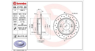 Magneti Marelli Bremsscheibe [Hersteller-Nr. 360406136002] für Hyundai, Kia von MAGNETI MARELLI