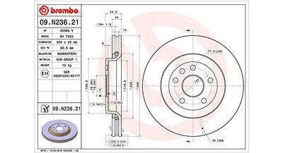 Magneti Marelli Bremsscheibe [Hersteller-Nr. 360406168301] für Jeep von MAGNETI MARELLI