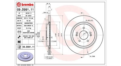 Magneti Marelli Bremsscheibe [Hersteller-Nr. 360406171901] für Genesis, Hyundai, Kia von MAGNETI MARELLI