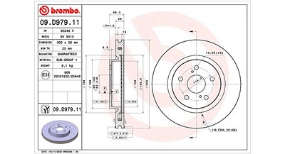 Magneti Marelli Bremsscheibe [Hersteller-Nr. 360406172401] für Lexus, Toyota von MAGNETI MARELLI