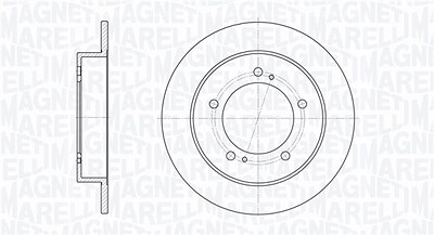 Magneti Marelli Bremsscheibe [Hersteller-Nr. 361302040209] für Suzuki von MAGNETI MARELLI