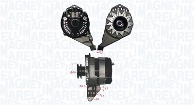 Magneti Marelli Generator [Hersteller-Nr. 063730889010] für Renault von MAGNETI MARELLI