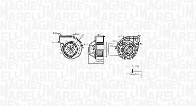 Magneti Marelli Innenraumgebläse [Hersteller-Nr. 069412761010] für BMW von MAGNETI MARELLI