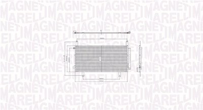 Magneti Marelli Kondensator, Klimaanlage [Hersteller-Nr. 350203105100] für Honda von MAGNETI MARELLI