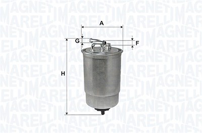 Magneti Marelli Kraftstofffilter [Hersteller-Nr. 152071760802] für Mitsubishi, Smart von MAGNETI MARELLI
