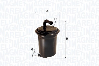 Magneti Marelli Kraftstofffilter [Hersteller-Nr. 153071762554] für Toyota von MAGNETI MARELLI