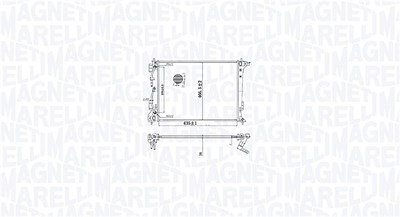Magneti Marelli Kühler, Motorkühlung [Hersteller-Nr. 350213216100] für Hyundai von MAGNETI MARELLI