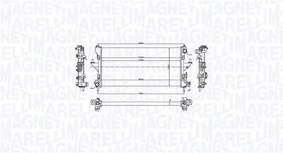 Magneti Marelli Kühler, Motorkühlung [Hersteller-Nr. 350213216900] für Citroën, Peugeot von MAGNETI MARELLI