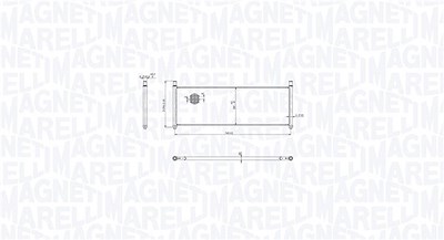 Magneti Marelli Kühler, Motorkühlung [Hersteller-Nr. 350213217300] für Tesla von MAGNETI MARELLI