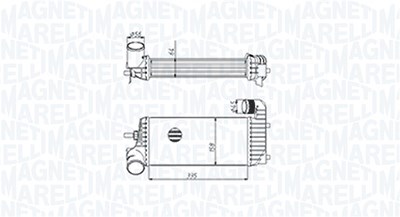Magneti Marelli Ladeluftkühler [Hersteller-Nr. 351319205440] für Ford von MAGNETI MARELLI