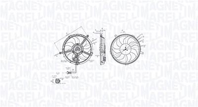 Magneti Marelli Lüfter, Motorkühlung [Hersteller-Nr. 069422850010] für Mini von MAGNETI MARELLI