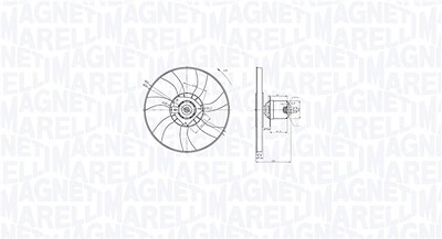 Magneti Marelli Lüfter, Motorkühlung [Hersteller-Nr. 069422872010] für Renault von MAGNETI MARELLI