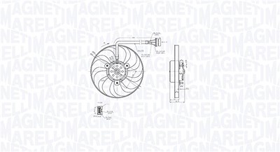 Magneti Marelli Lüfter, Motorkühlung [Hersteller-Nr. 069422883010] für Audi, Seat, Skoda, VW von MAGNETI MARELLI