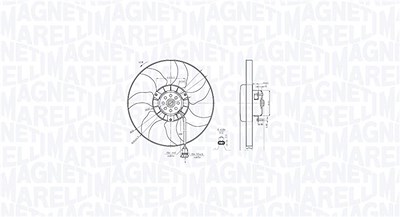 Magneti Marelli Lüfter, Motorkühlung [Hersteller-Nr. 069422887010] für VW von MAGNETI MARELLI