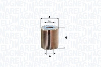 Magneti Marelli Ölfilter [Hersteller-Nr. 153071760759] für Lexus, Toyota von MAGNETI MARELLI