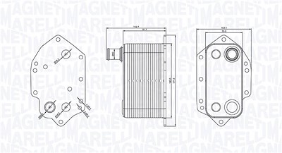 Magneti Marelli Ölkühler, Motoröl [Hersteller-Nr. 350300004000] für BMW von MAGNETI MARELLI