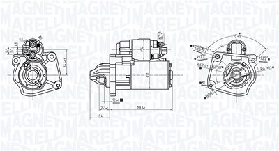Magneti Marelli Starter [Hersteller-Nr. 063726281010] für Citroën, Ds, Opel, Peugeot von MAGNETI MARELLI