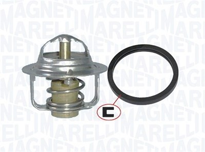 Magneti Marelli Thermostat, Kühlmittel [Hersteller-Nr. 352317002340] für Chevrolet, Daewoo, Daihatsu, Hyundai, Maruti, Mazda, Suzuki von MAGNETI MARELLI