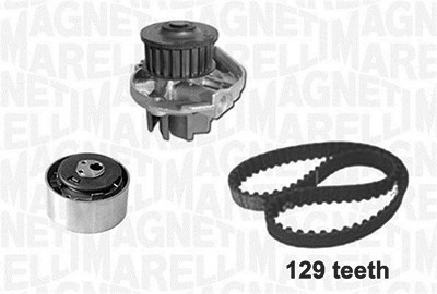 Magneti Marelli Wasserpumpe + Zahnriemensatz [Hersteller-Nr. 341405810003] für Alfa Romeo, Chrysler, Fiat, Ford, Lancia von MAGNETI MARELLI